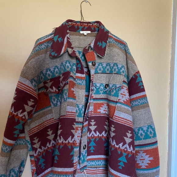 Womens western shacket - Picture 2 of 3